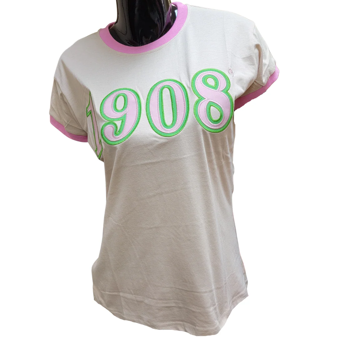 AKA 1908 Ringer Tee Shirt - Image 6