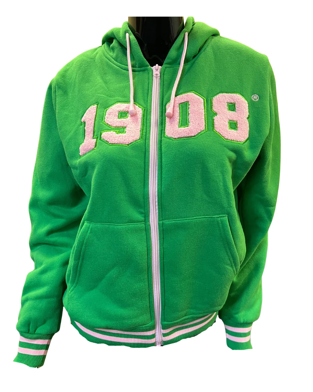 AKA Chenille Zip Hoodie - Image 2