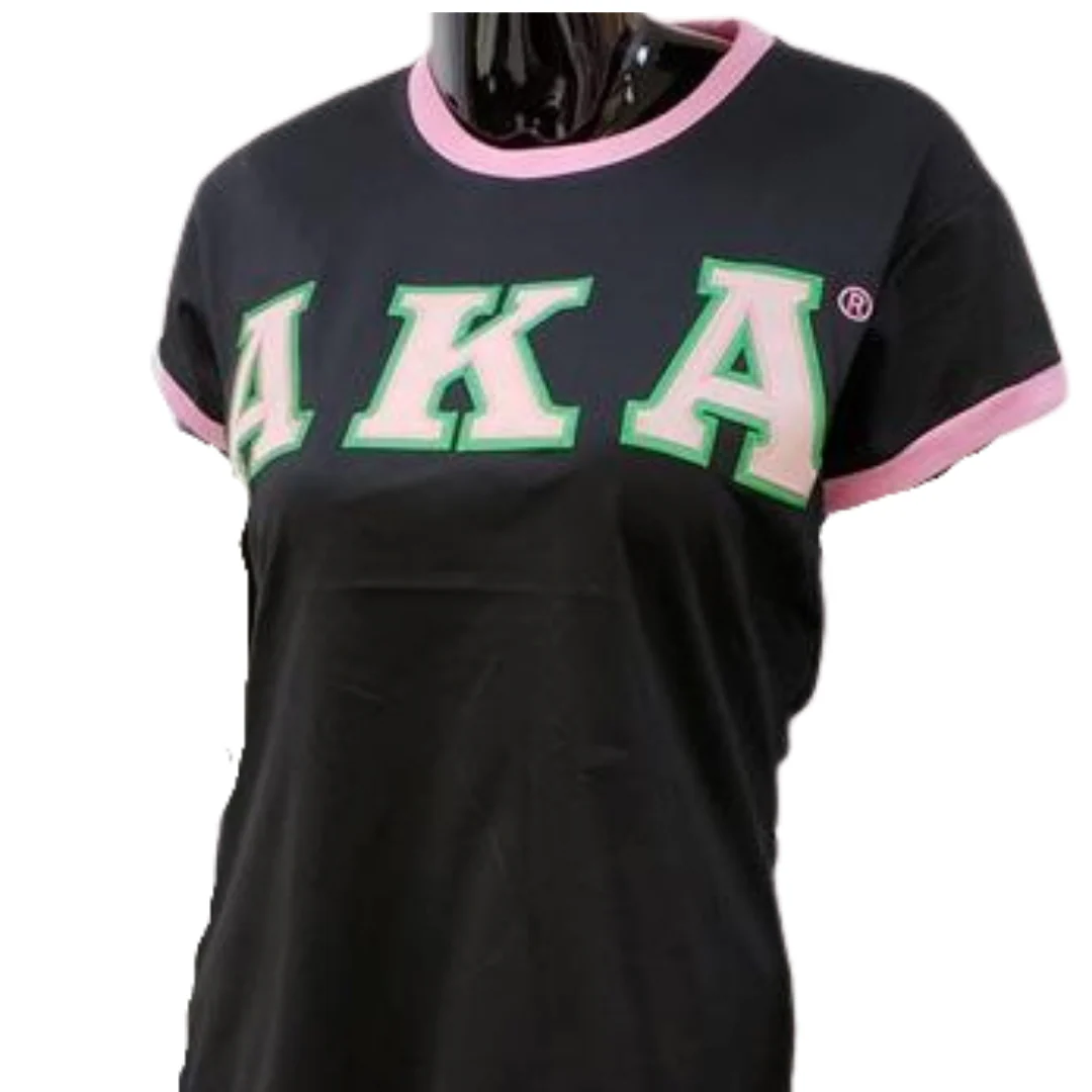 AKA Ringer Tee Shirt