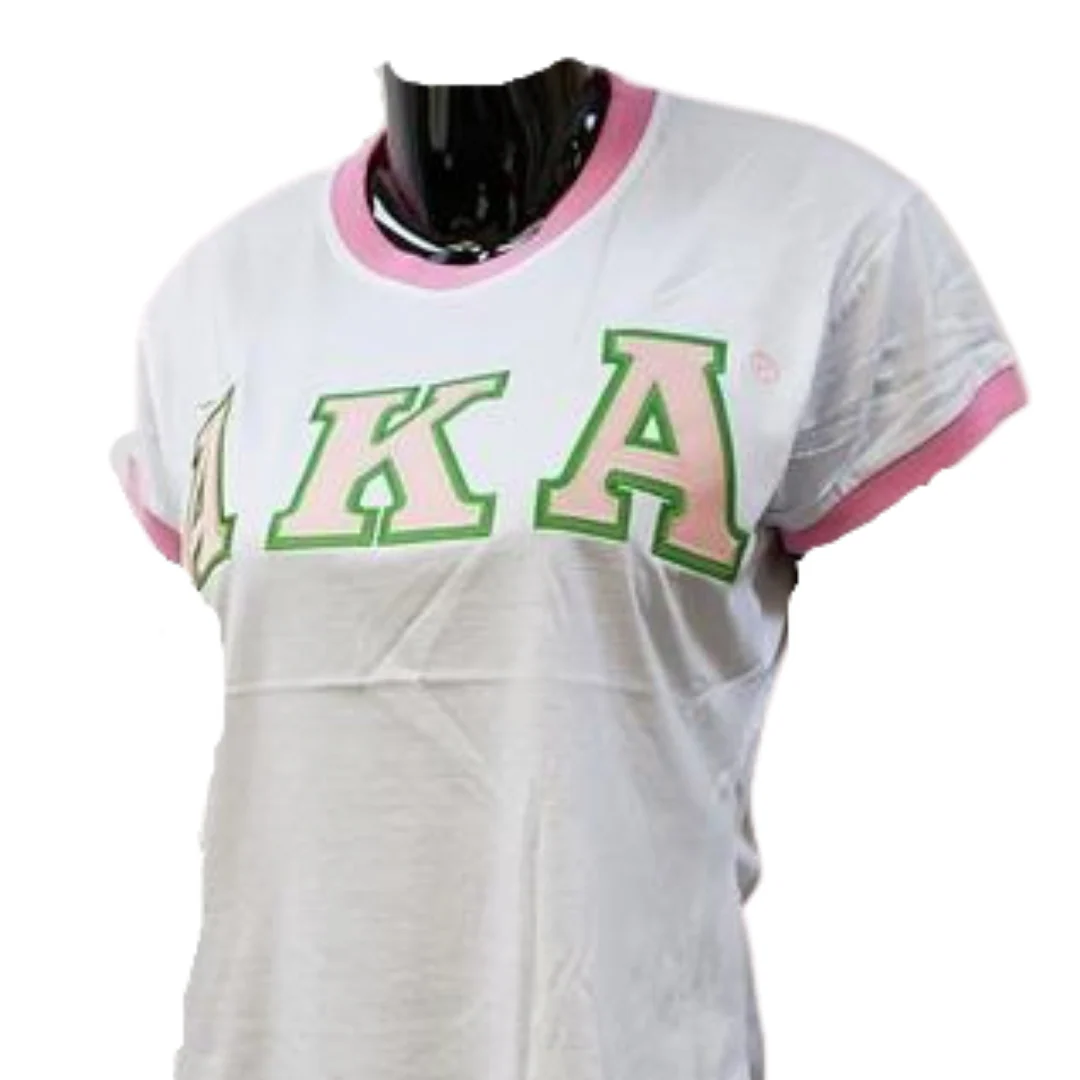 AKA Ringer Tee Shirt - Image 4