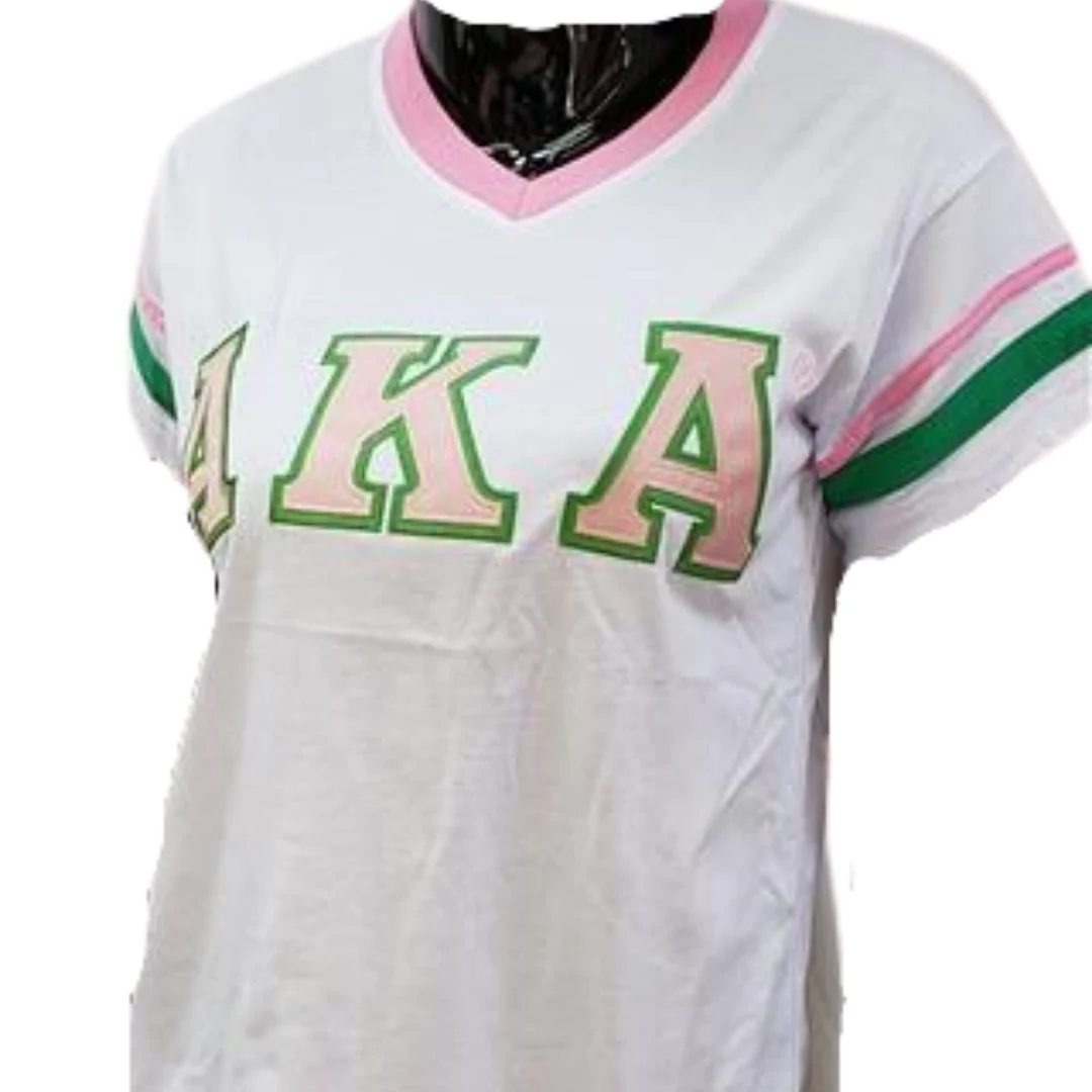AKA Tee V-Neck Stripes - Image 4