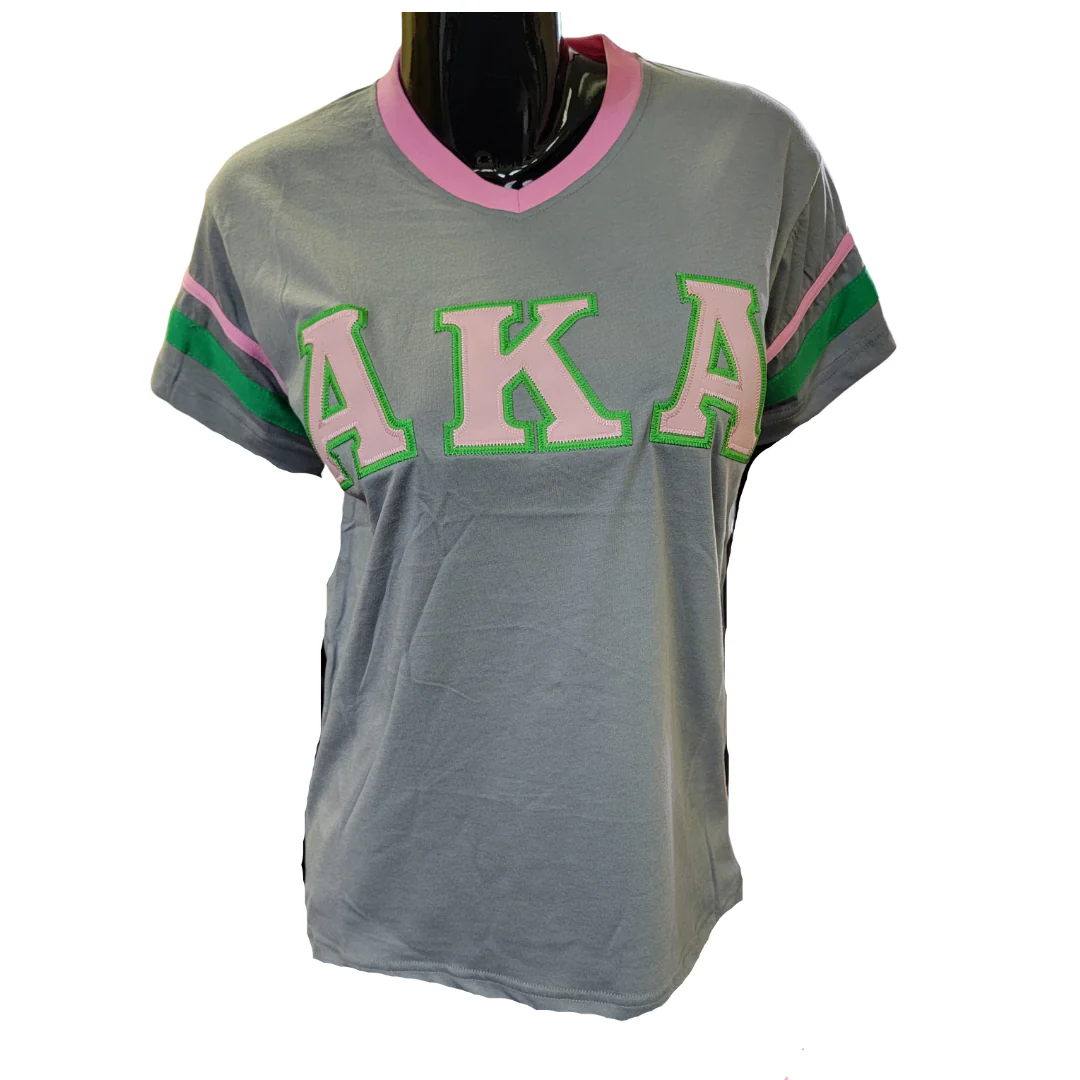 AKA Tee V-Neck Stripes - Image 6