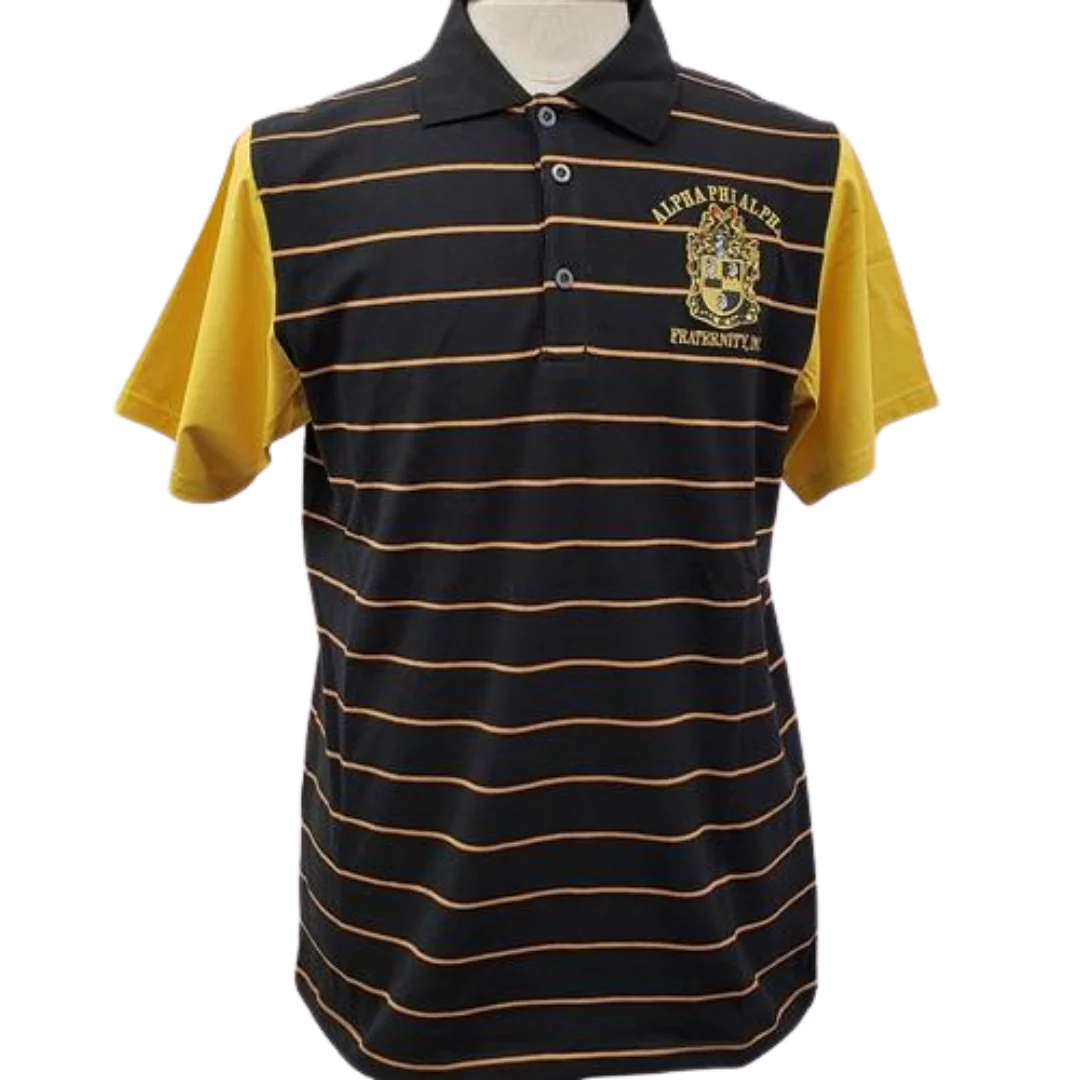 Alpha Striped Polo