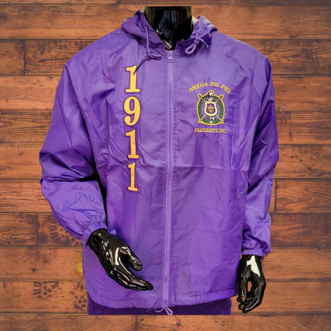 Omega Hooded Windbreaker Jacket - Image 4