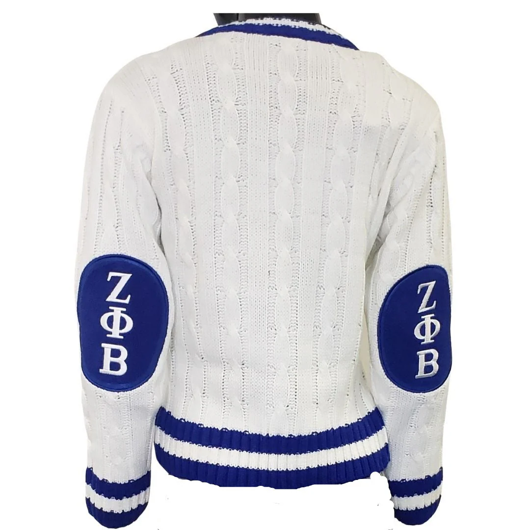 Zeta V Neck Cream Sweater - Image 2